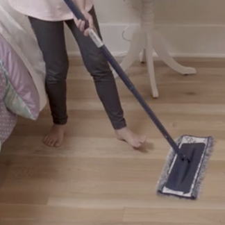 <p>Get the right cleaners for all types of wood floors at 0:45.</p><br/>